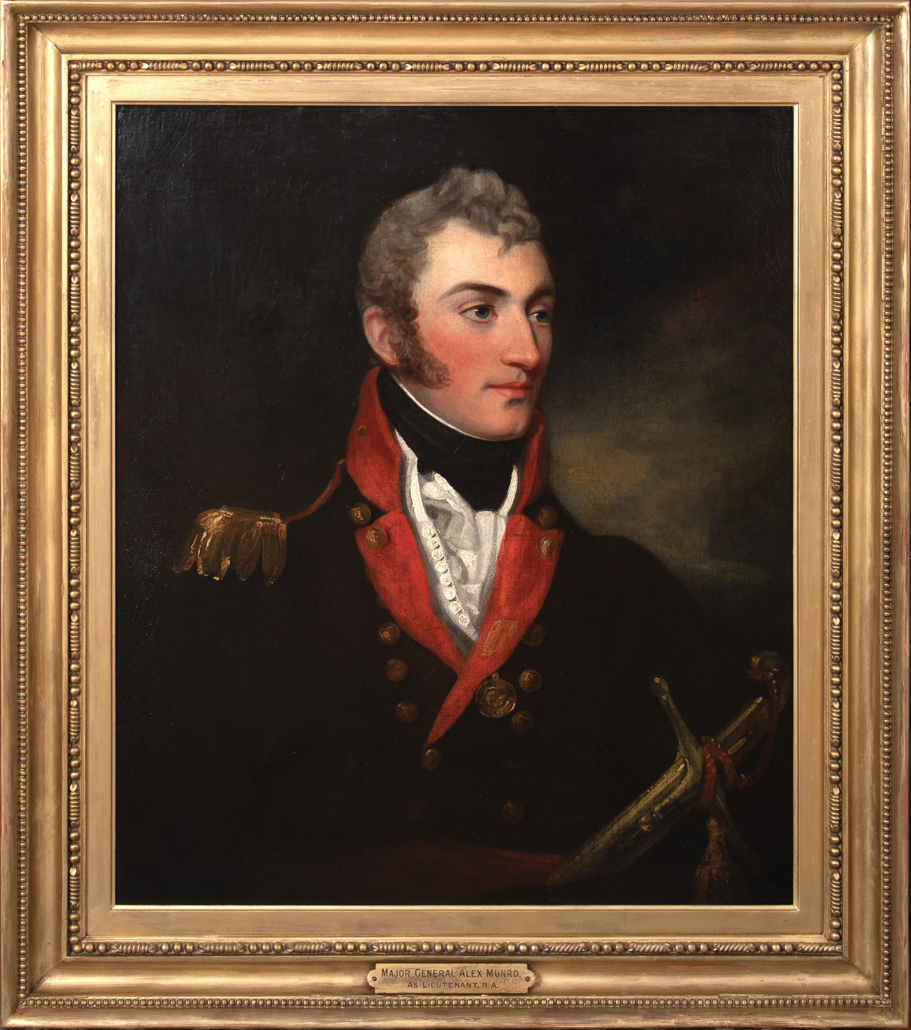 Unknown Portrait Painting - Major General Alexander Munro, Laird Of Novar. late 18th Century 