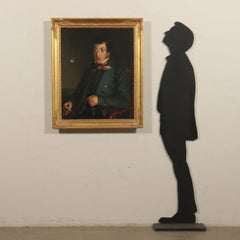 Male Portrait, Oil on Canvas, Lombard School 19th Century