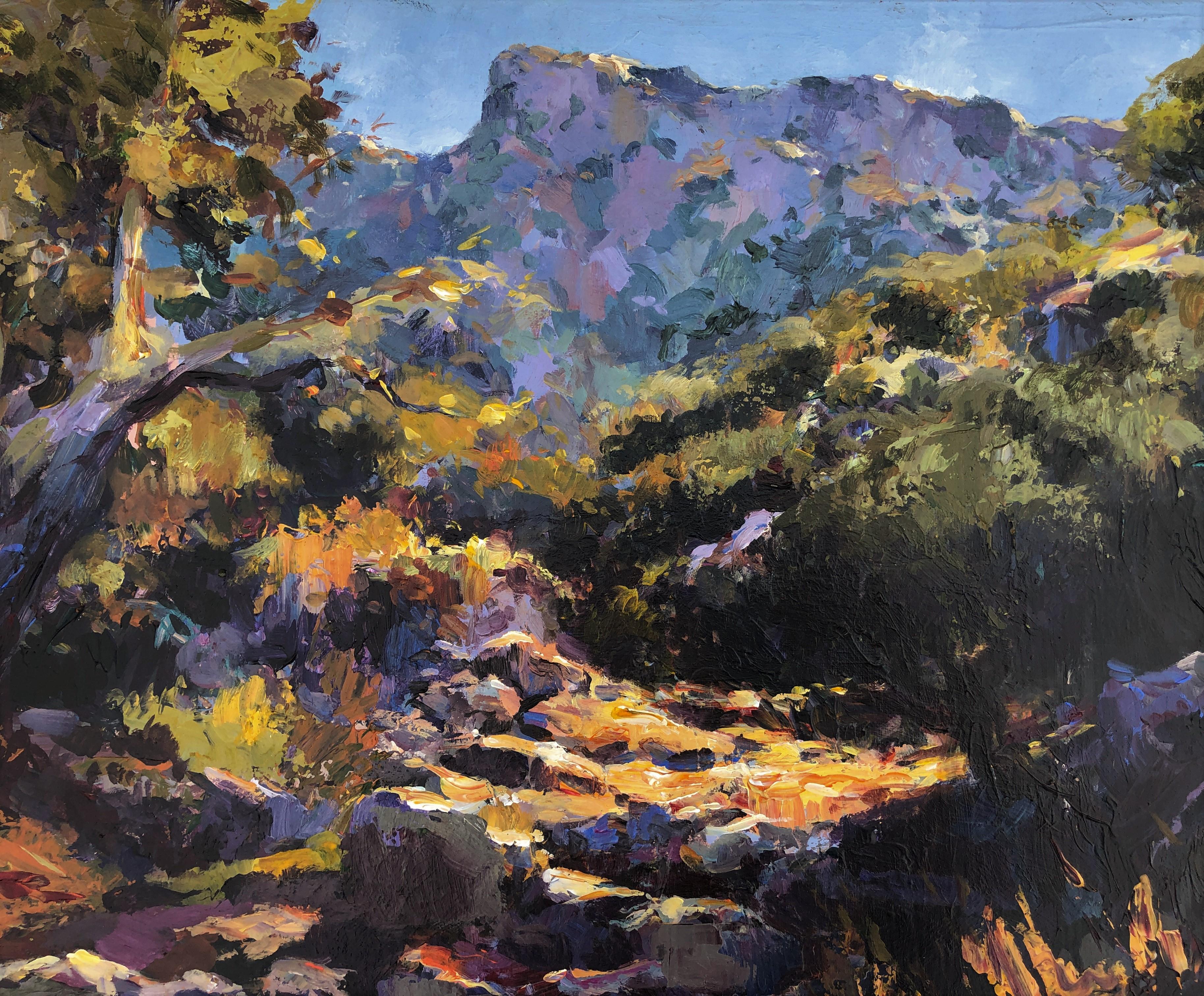 Paisaje mallorquín España óleo sobre lienzo 3
