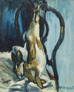 Man Collot (1903-1962) - Mid 20th Century Oil, Still Life with Rabbit