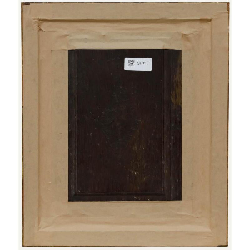 Manier von Constantinus F. Coene (1779-1841) - 1827 Öl, Krankenpflege in der Speisekammer (Braun), Figurative Painting, von Unknown