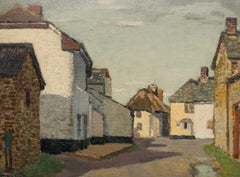 Manner of David Bond Walker (1891-1977) - c.1946 Oil, Suffolk Village