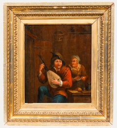 Manner of David Teniers the Younger (1610-1690) - Oil, The Lute Player