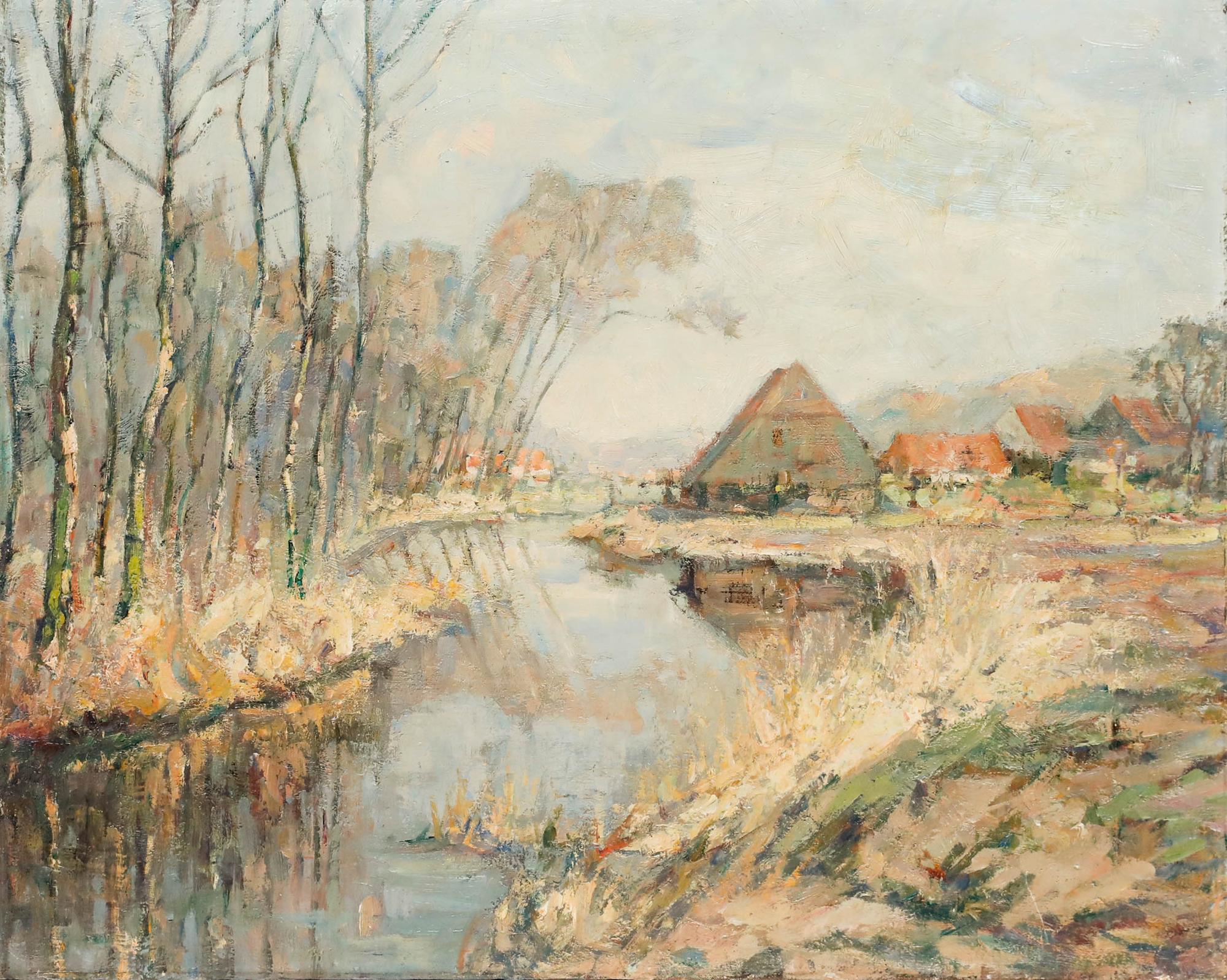 Manner of Elisabeth von Eicken (1862-1940) - Early 20th Century Oil, Autumn Day - Painting by Unknown