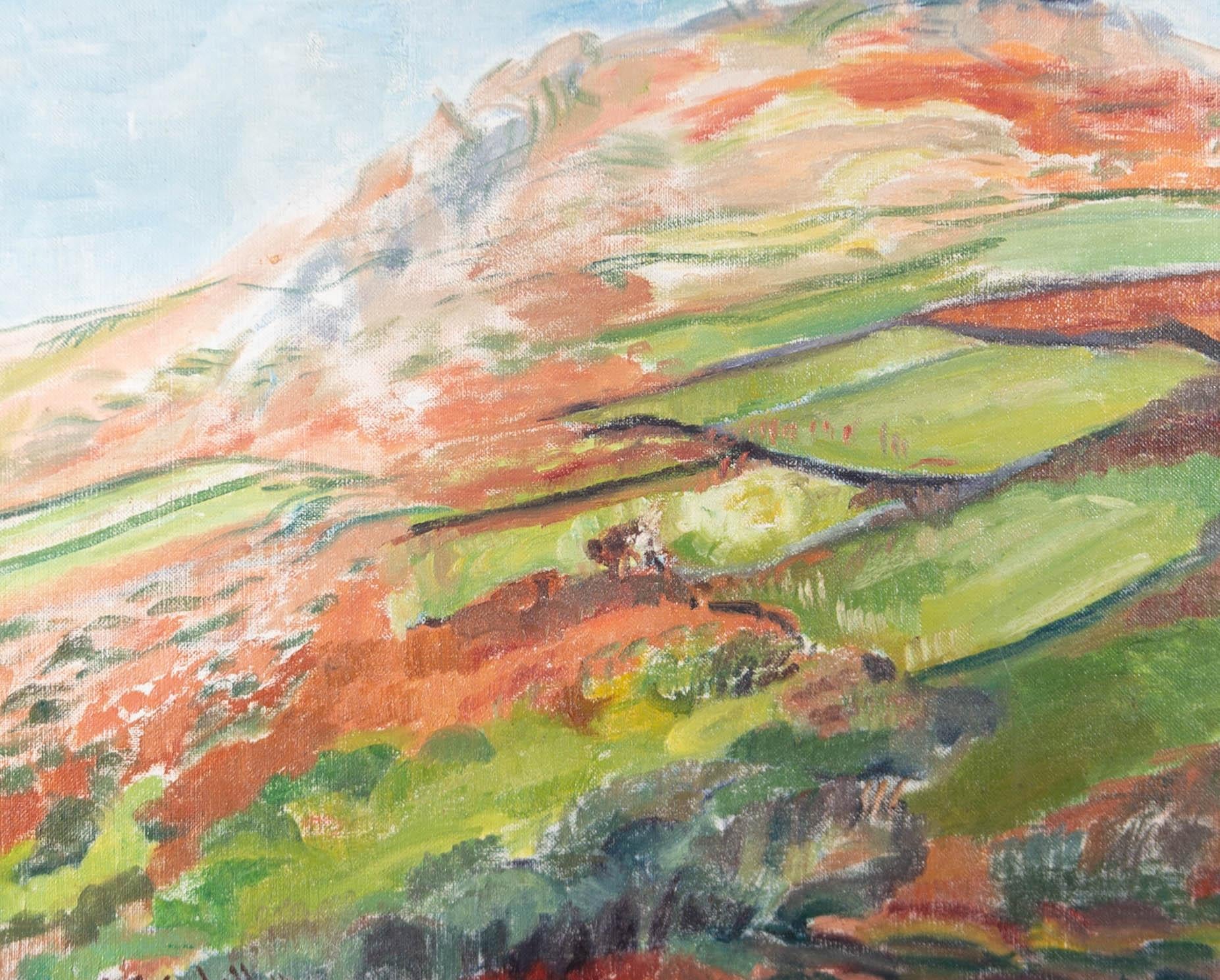 Manner of Francis Cadell RSA (1883-1937) - 20th Century Oil, Iona Hillside - Painting by Unknown