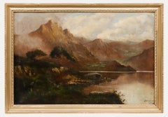 Manner of Francis E. Jamieson - Framed 1918 Oil, A View of the Loch