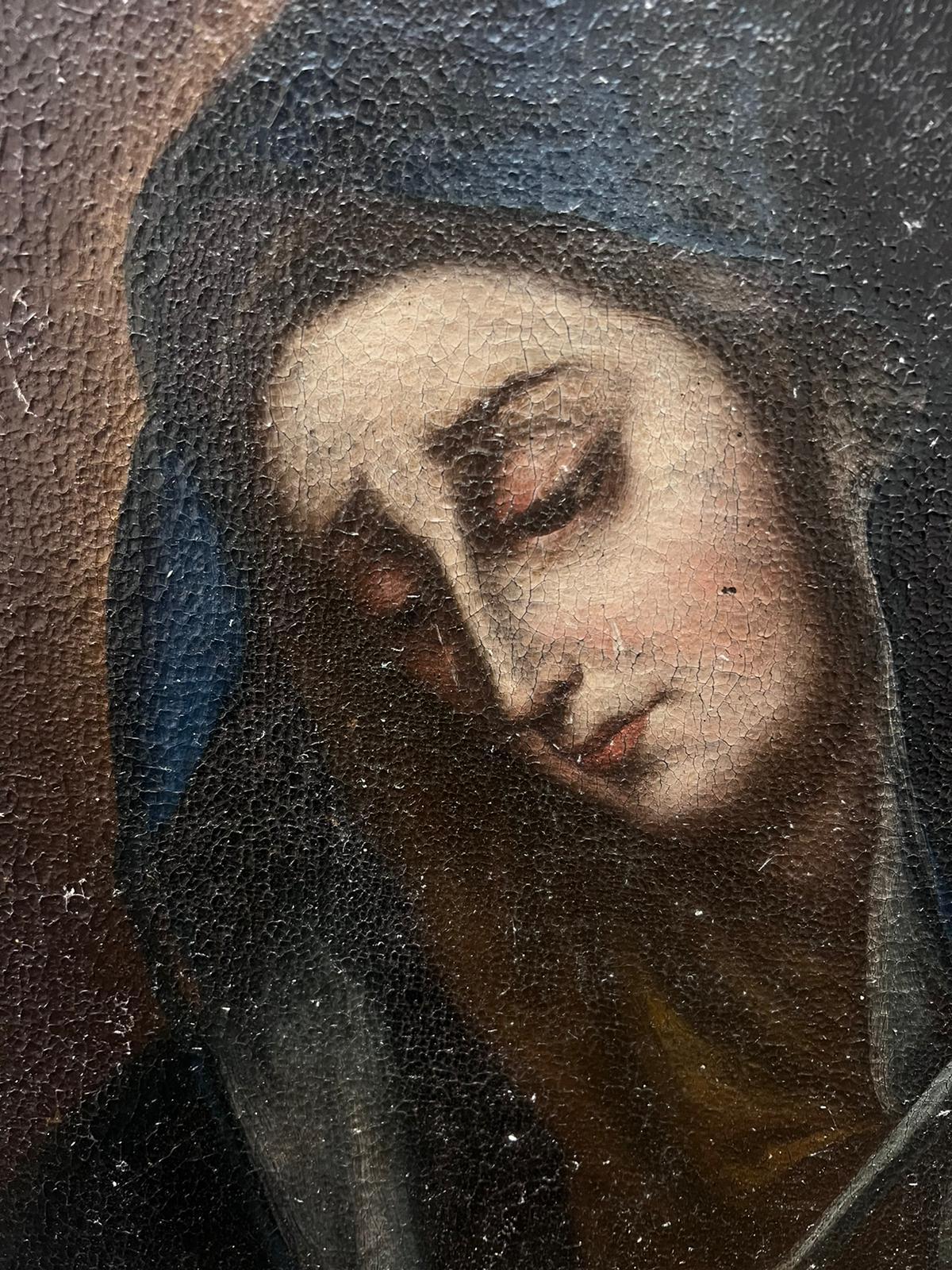À la manière de Guido Reni (1575-1642), La Prophée de Simeon, grande peinture ancienne en vente 3