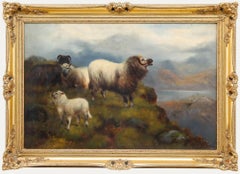 Manner of John Shirley Fox - Early 20th Century Oil, Sheep in the Highlands