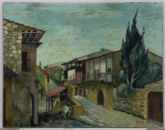 Manner of Philip Naviasky (1894-1983) - 20th Century Oil, Santillana del Mar