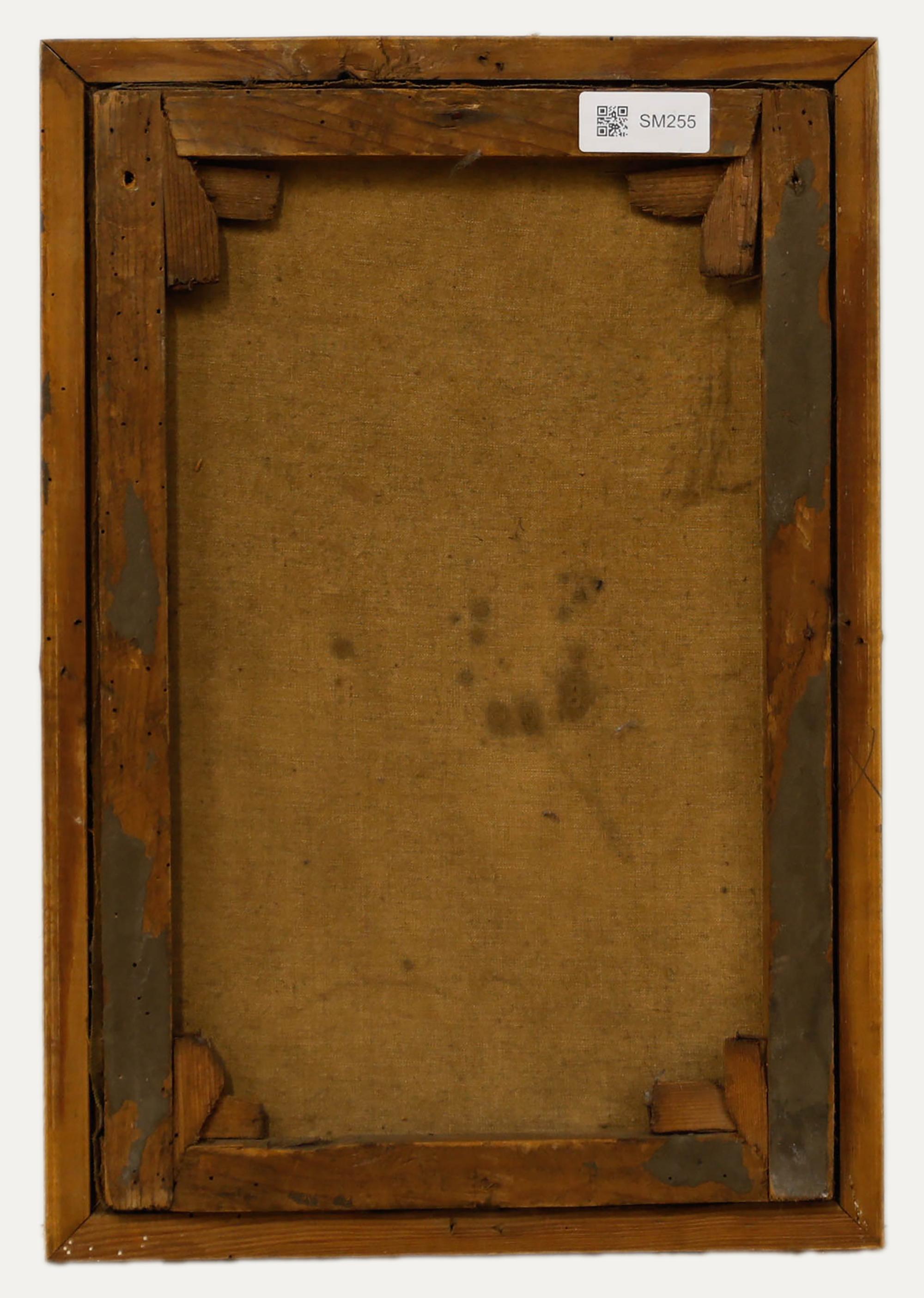 In Anlehnung an Salvador Maresca - Öl-, Pfeifen-Rauchger aus dem frühen 19. Jahrhundert (Braun), Portrait Painting, von Unknown
