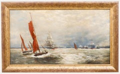 Manner of William Lionel Wyllie - 19th Century Oil, Commerce and Sea Power
