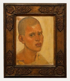Marcel Canet (1875-1959) - Early 20th Century Oil, Portrait Study of a Man