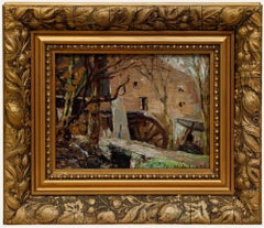 Marcel de Lincé - Impressionist 1935 Oil, The Watermill