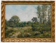 Vintage Marcel Jaspar (1886-1952) - Early 20th Century Oil, Forest Clearing