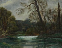 Marcel Renot (1896-1973) - Mid 20th Century Oil, River Landscape