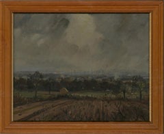 Marcus Holly Ford (1914-1989)-Signed & Framed Mid 19th Century Oil, Winter Farm
