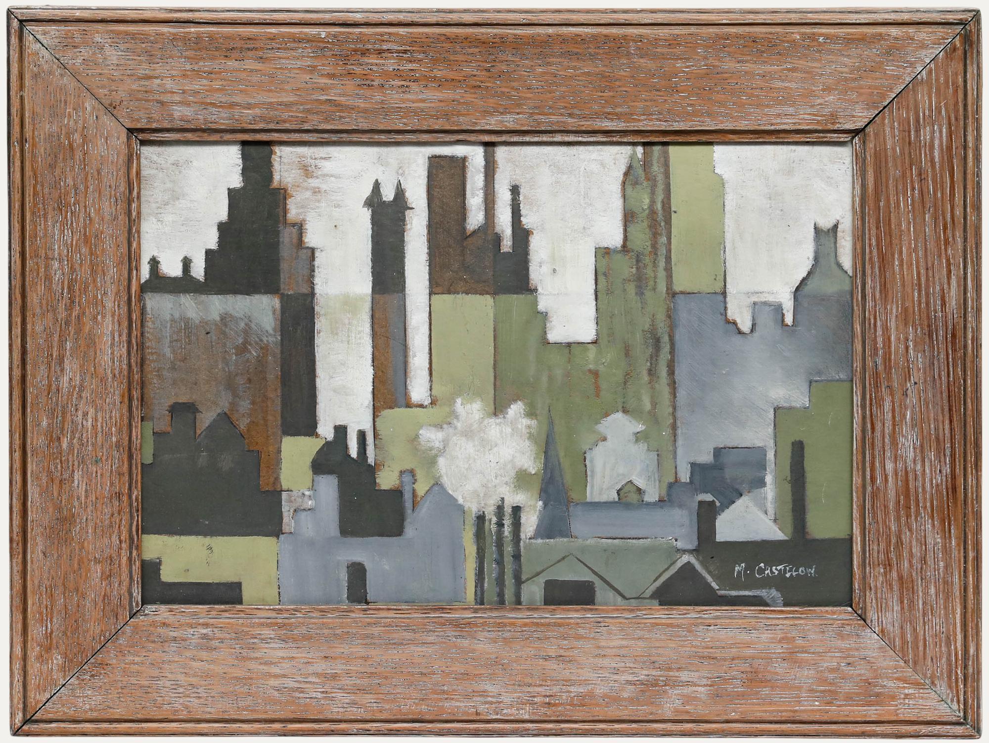 Margaret Castelow - Framed 20th Century Oil, Skylines