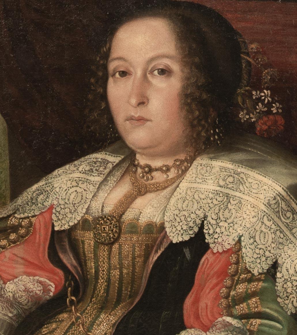 Margherita de' Medici (1612-1679)  Duchessa di Parma e Piacenza SCUOLA MILANESE 5