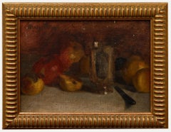 Marguerite Putsage (1868-1946) - Early 20th Century Oil, Sliced Apples