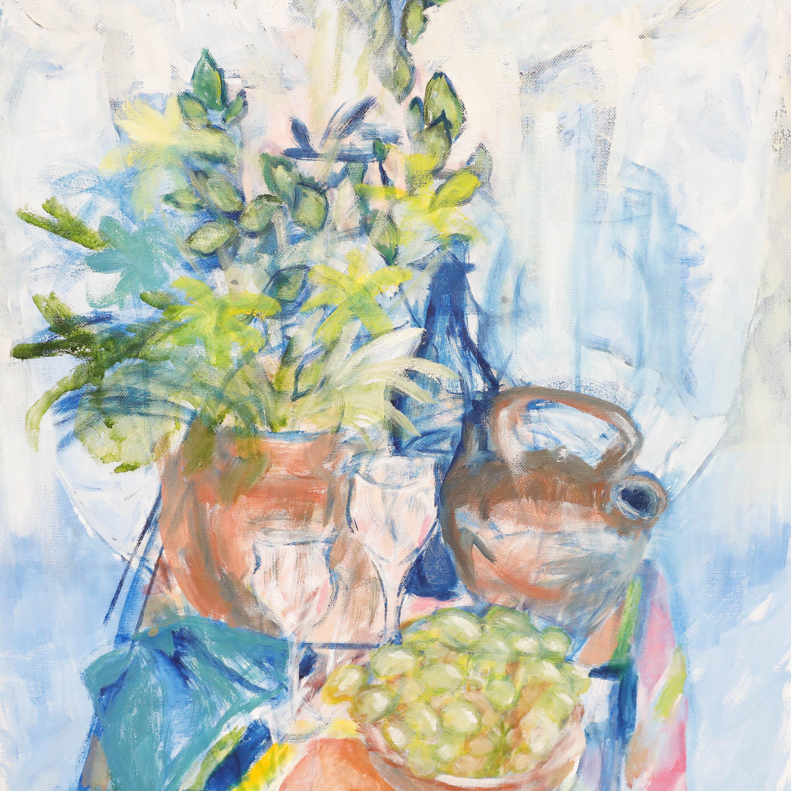 Maria Heitel (1937-2023) - 2007 Öl, Geliebtes Paar (Grau), Still-Life Painting, von Unknown