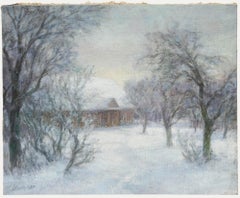 Maria Leszczynska - Contemporary Oil, Dwelling in the Snow