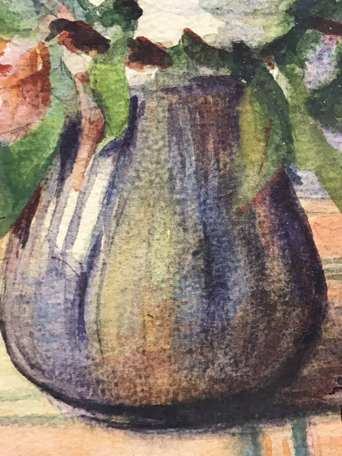 Marie Chautard-Carreau, raffinato dipinto floreale impressionista francese dei primi anni del XX secolo in vendita 4