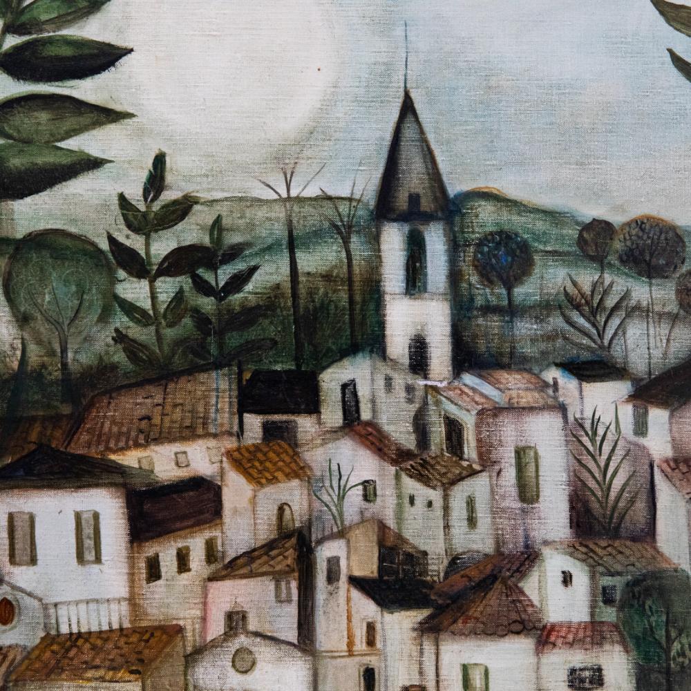 Marie-Kate Dahl - Óleo Contemporáneo, La Aldea 1