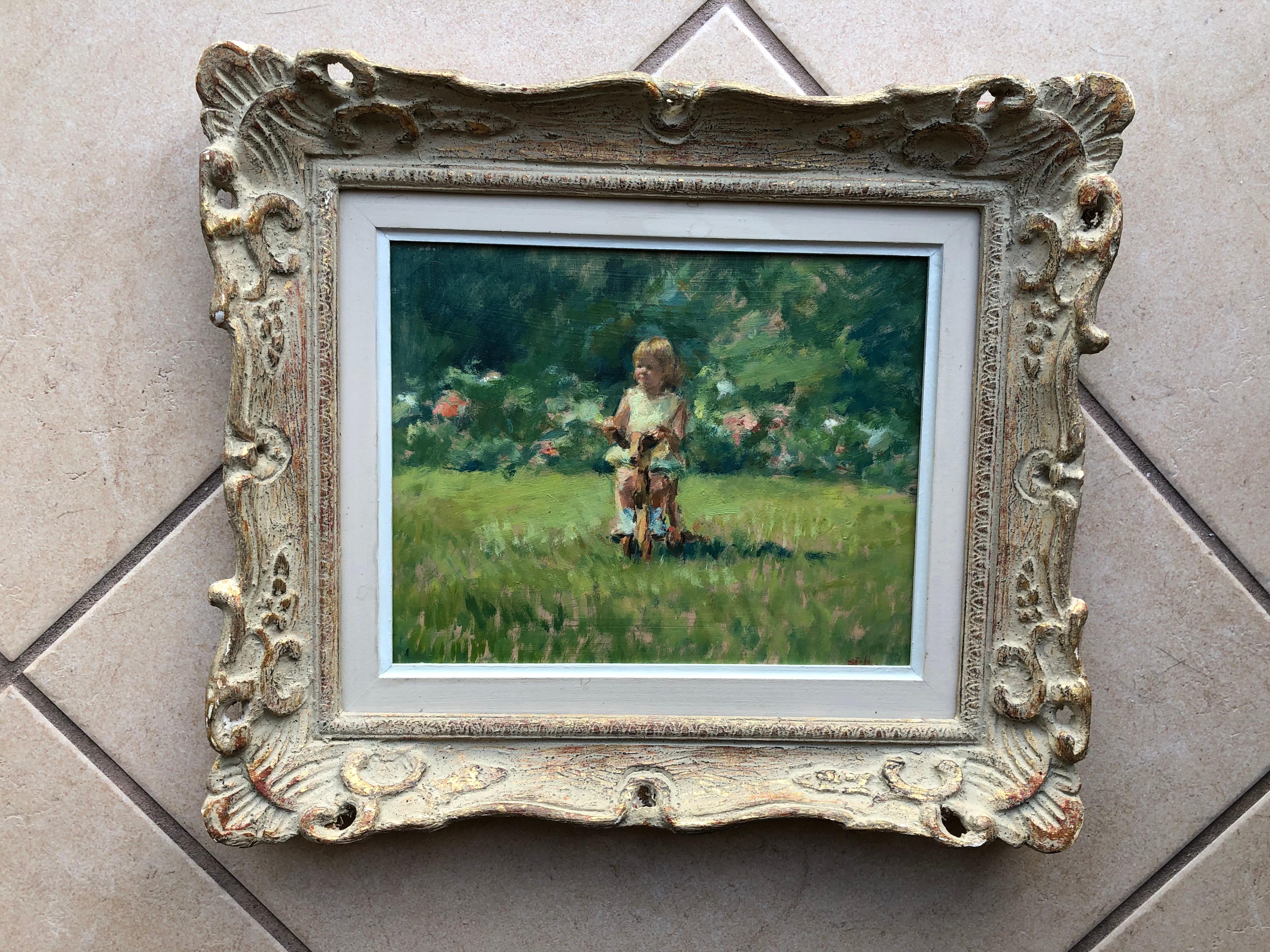 Marie Stobbe Öl auf Karton (Impressionismus), Painting, von Unknown