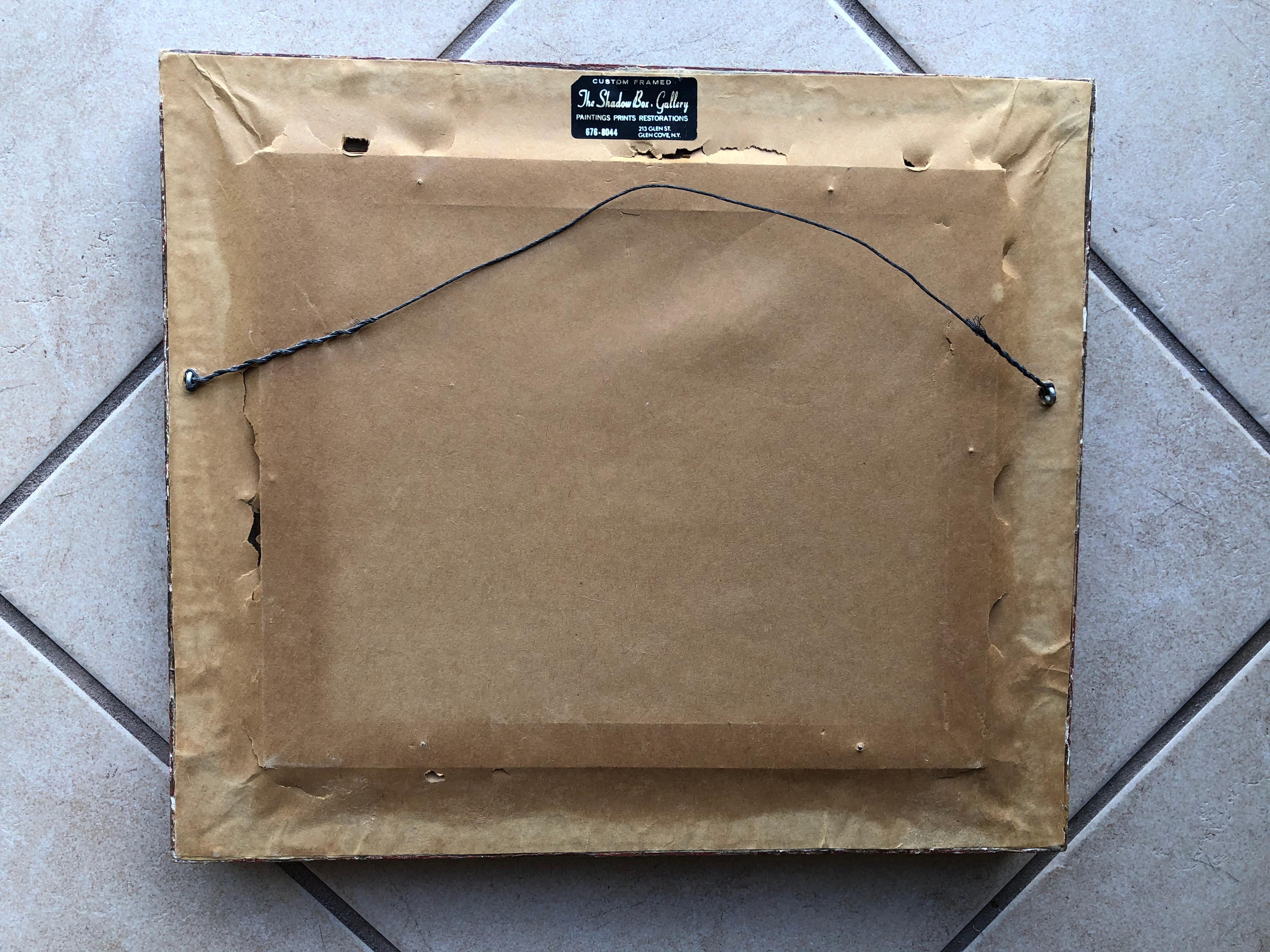 Marie Stobbe Öl auf Karton im Angebot 2