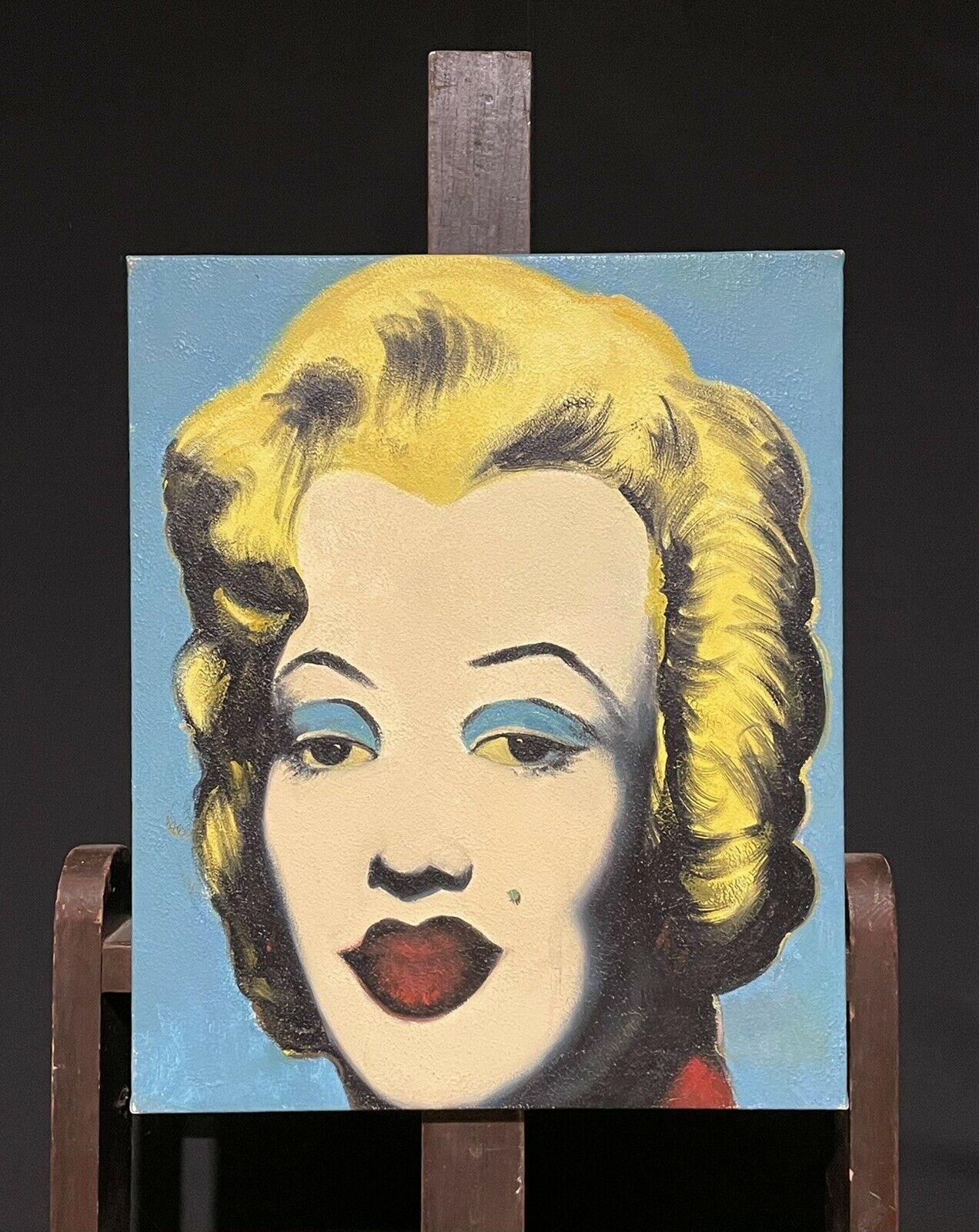 MARILYN MONROE PORTRAIT - POP ART STYLE PAINTING  - Painting by Unknown