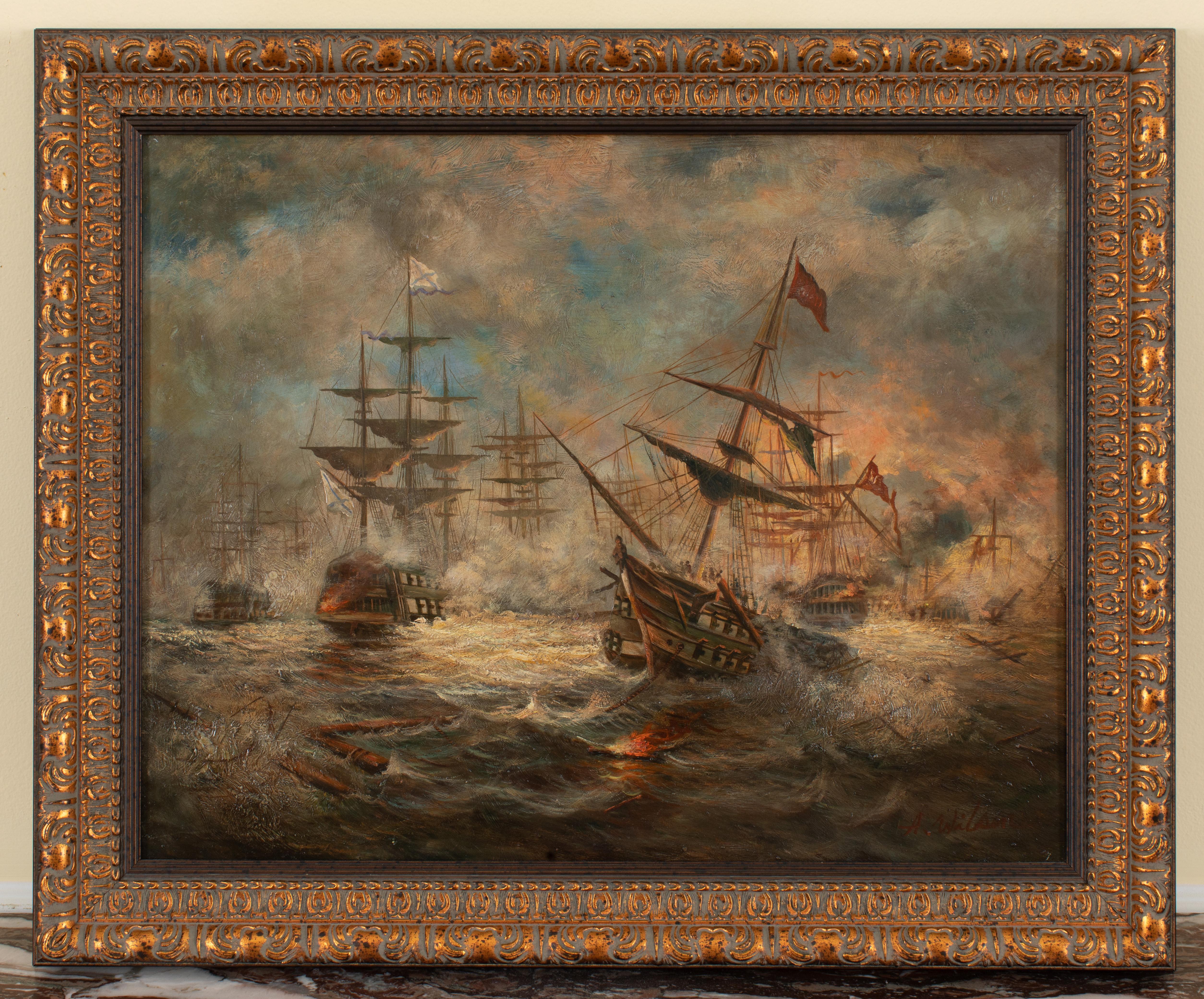 maritime scene paintings