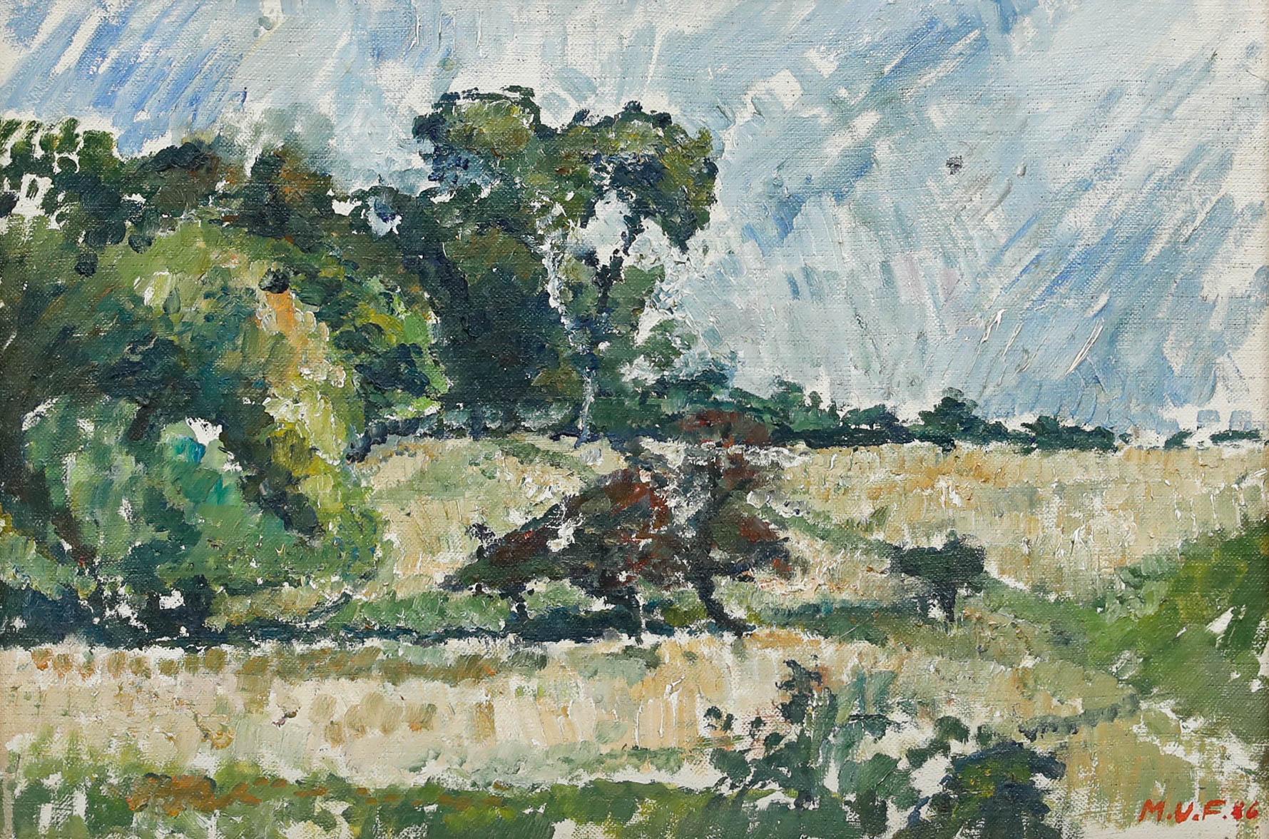 Mark Ford - Huile du 20e siècle, Une journée d'été - Painting de Unknown