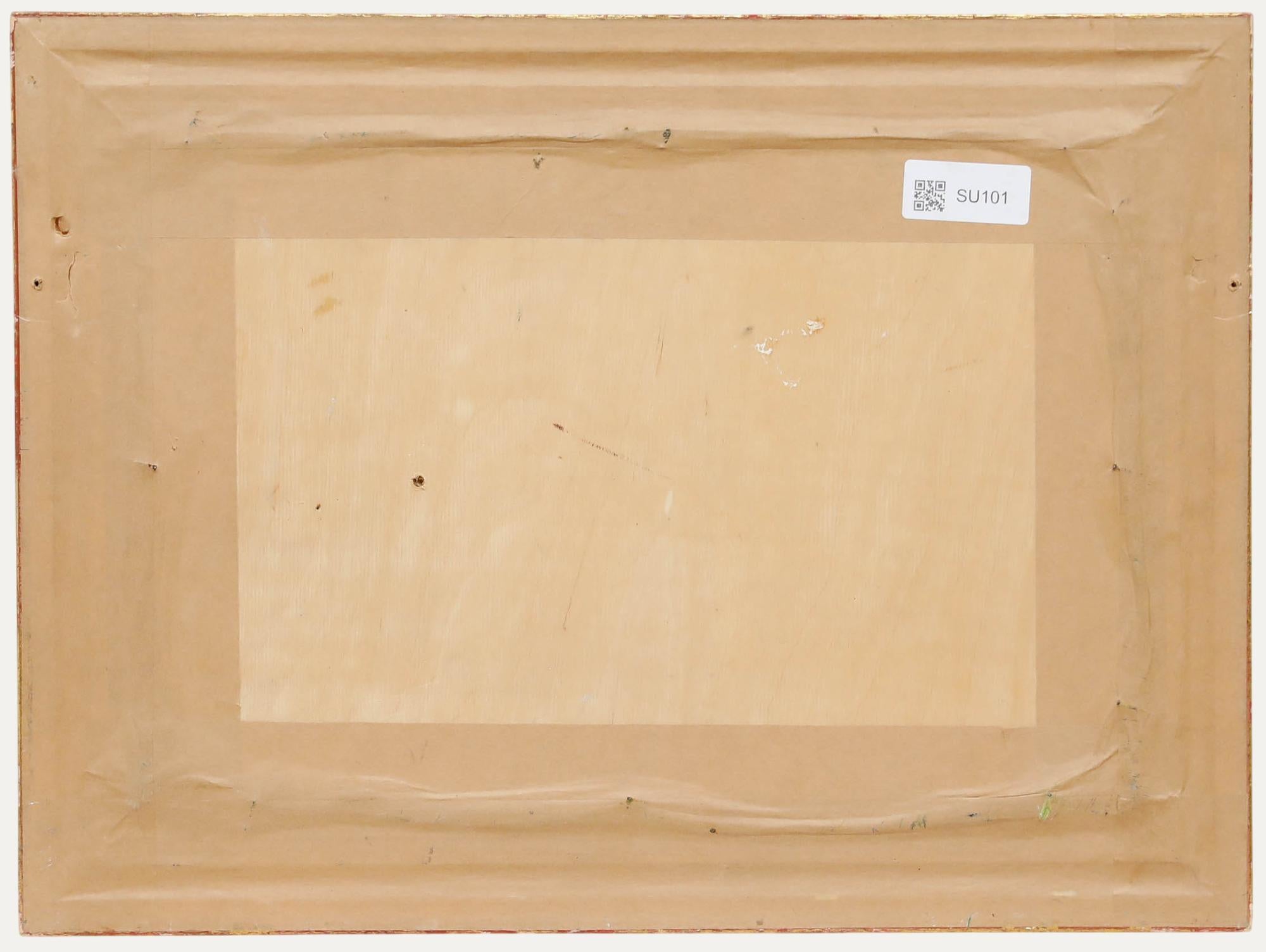 Mark Ford - Huile du 20e siècle, Une journée d'été - Marron Landscape Painting par Unknown