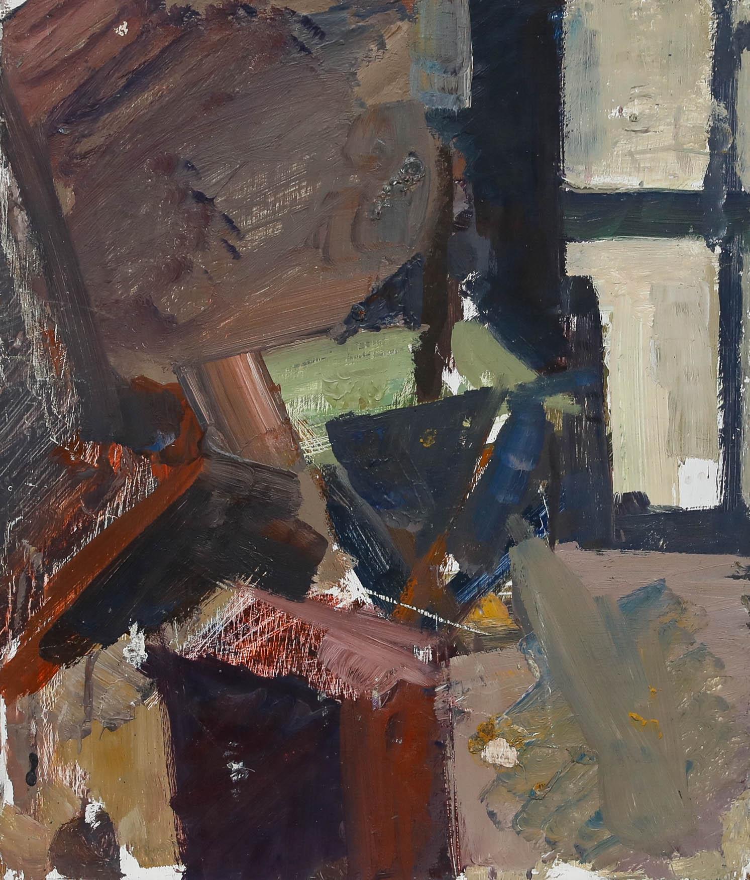 Mark Ford - Öl des 20. Jahrhunderts, Abstrakter Raum – Painting von Unknown