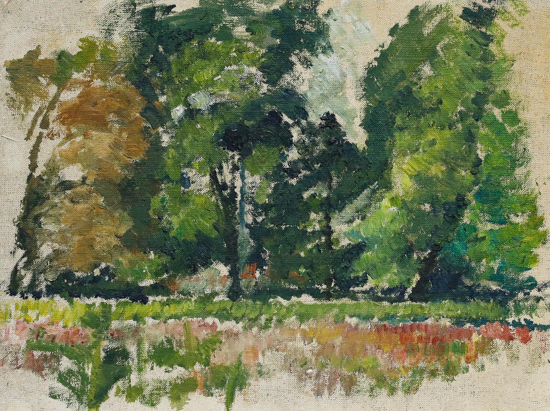 Mark Ford - 20. Jahrhundert Öl, Herbstbäume – Painting von Unknown