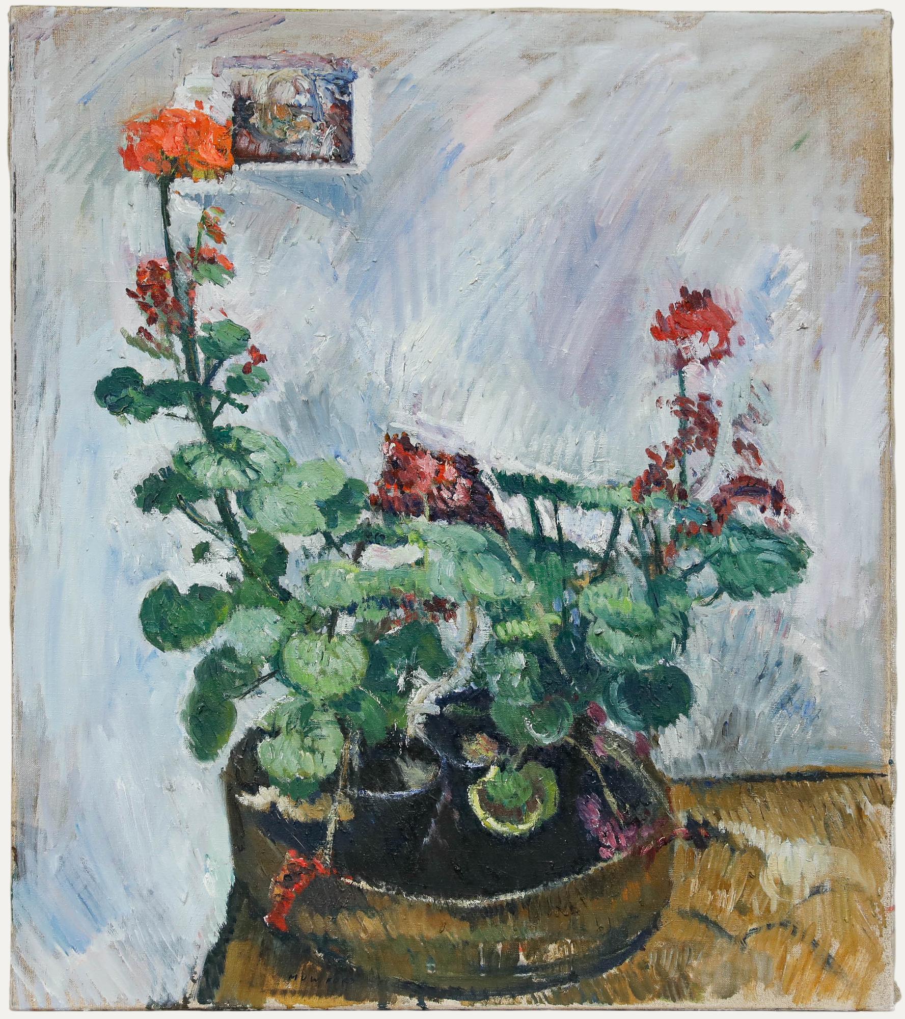 Mark Ford - Zeitgenössisches Öl, Topfblumen