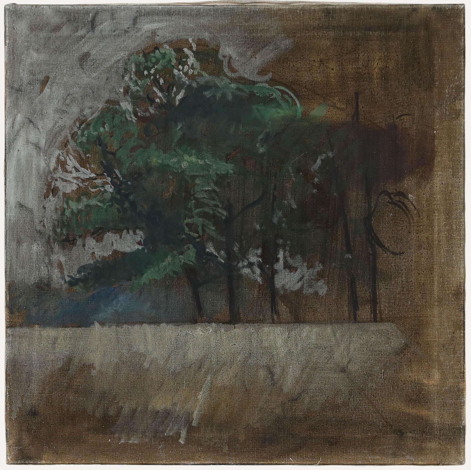 Mark Ford - Zeitgenössisches Öl, Bäume entlang eines Weges