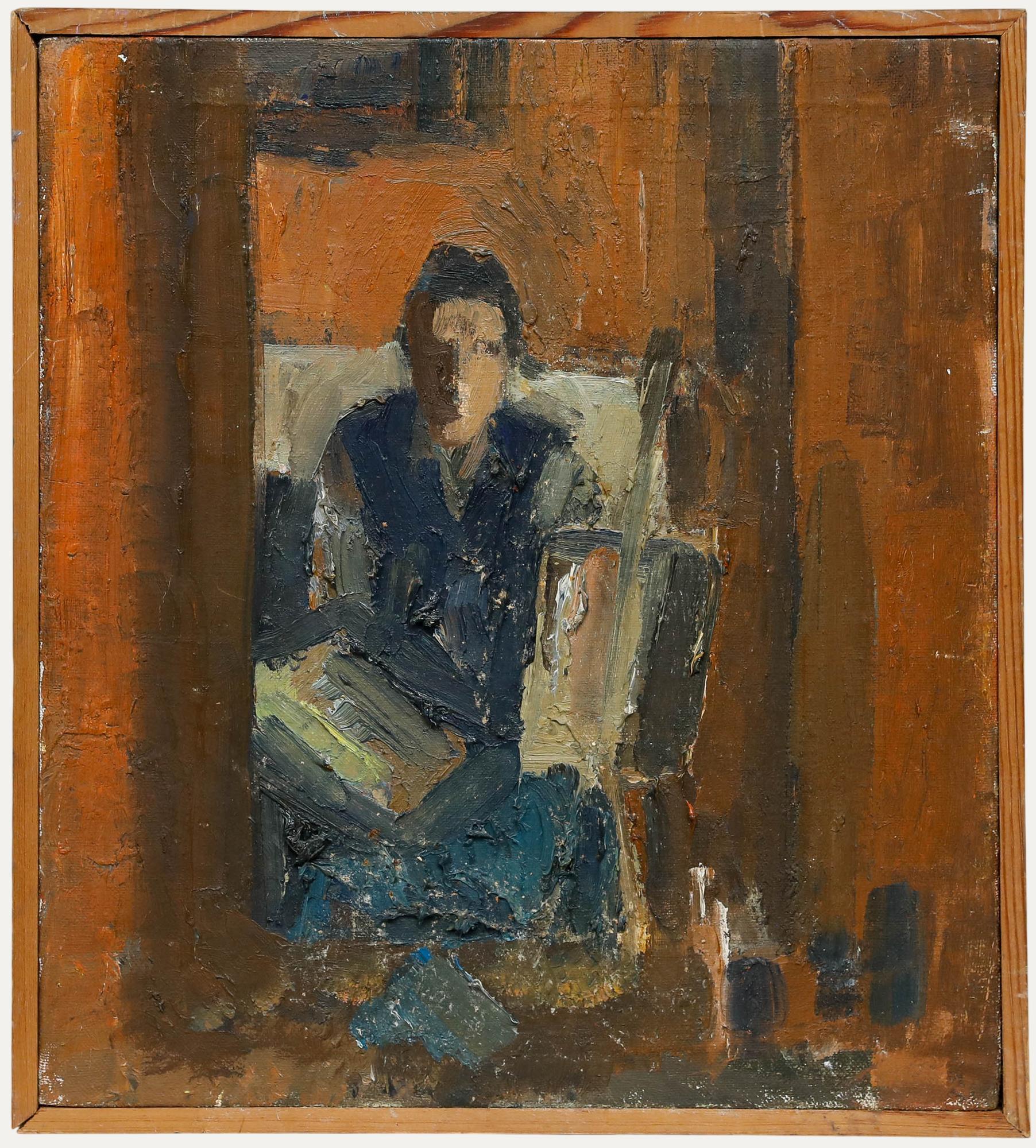 Mark Ford - Framed 20th Century Oil, The Artist in his Studio