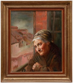 Marthe Jouanny - Framed 1907 Oil, Woman by a Window