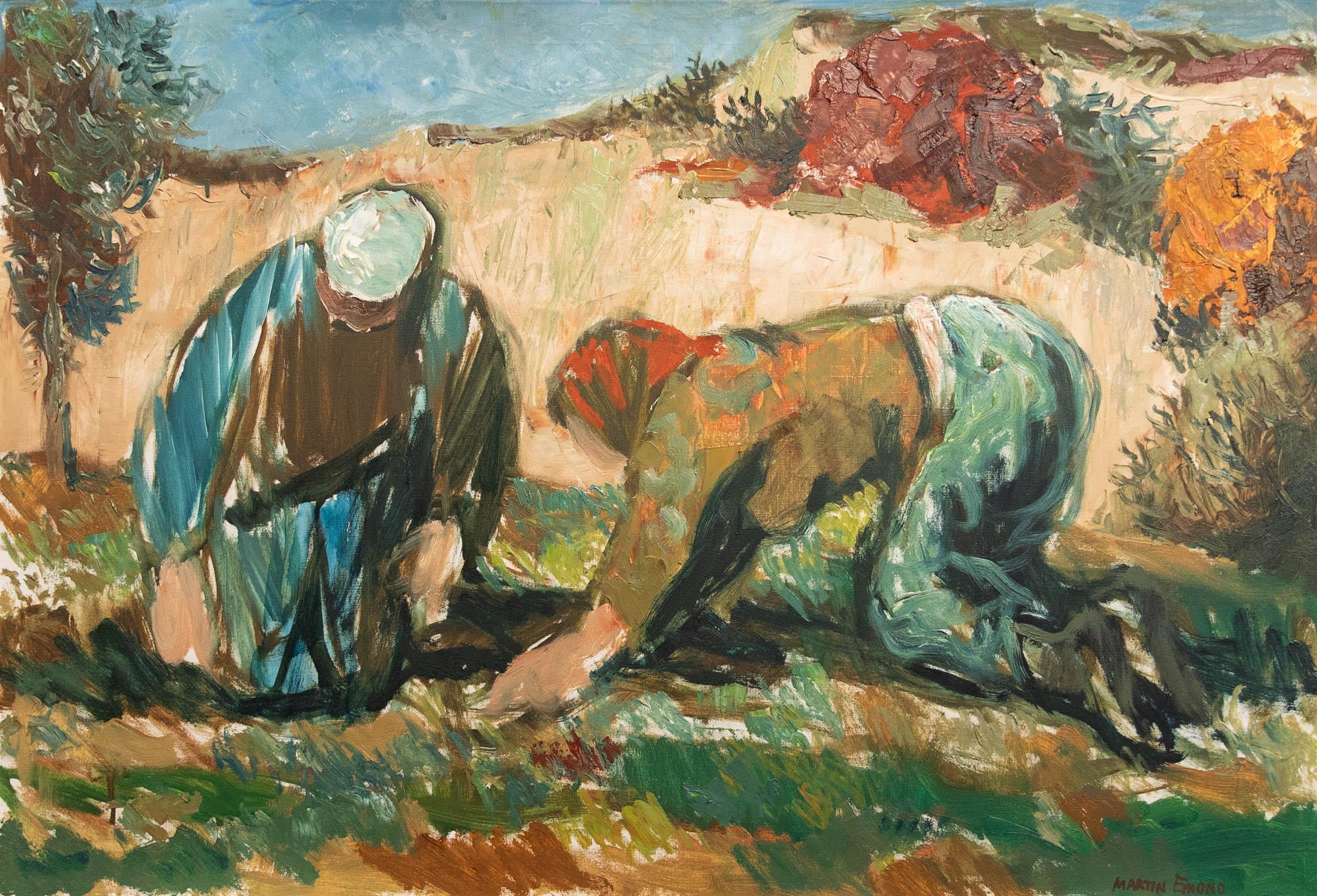 Martin Emond (1895-1965) - Swedish School Mid 20th Century Oil, Labour of Love - Painting by Unknown