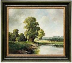 Martin Mooser (1910-2008) - 20th Century Oil, Bavarian River