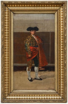 Martinez - Olio dei primi del Novecento incorniciato, Ritratto di un Matador