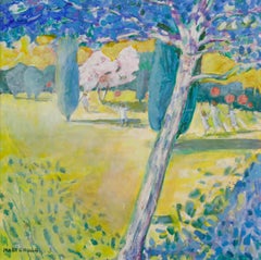 Mary Chugg (1935-2024) - Framed Contemporary Oil, Red Balloons