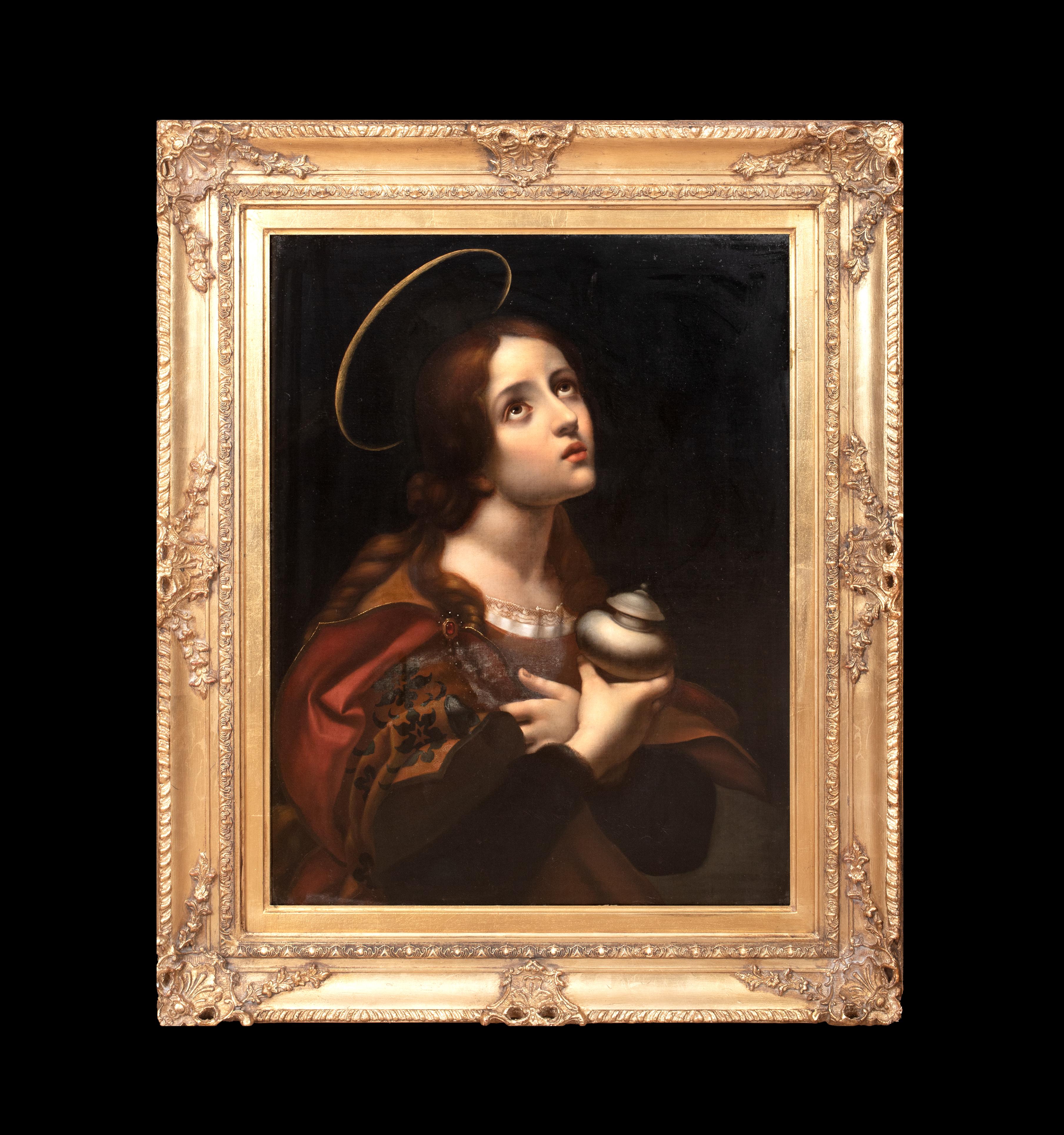 Mary Magdalene, 19th Century  after Carlo Dolci (1616-1686) - Painting by Unknown