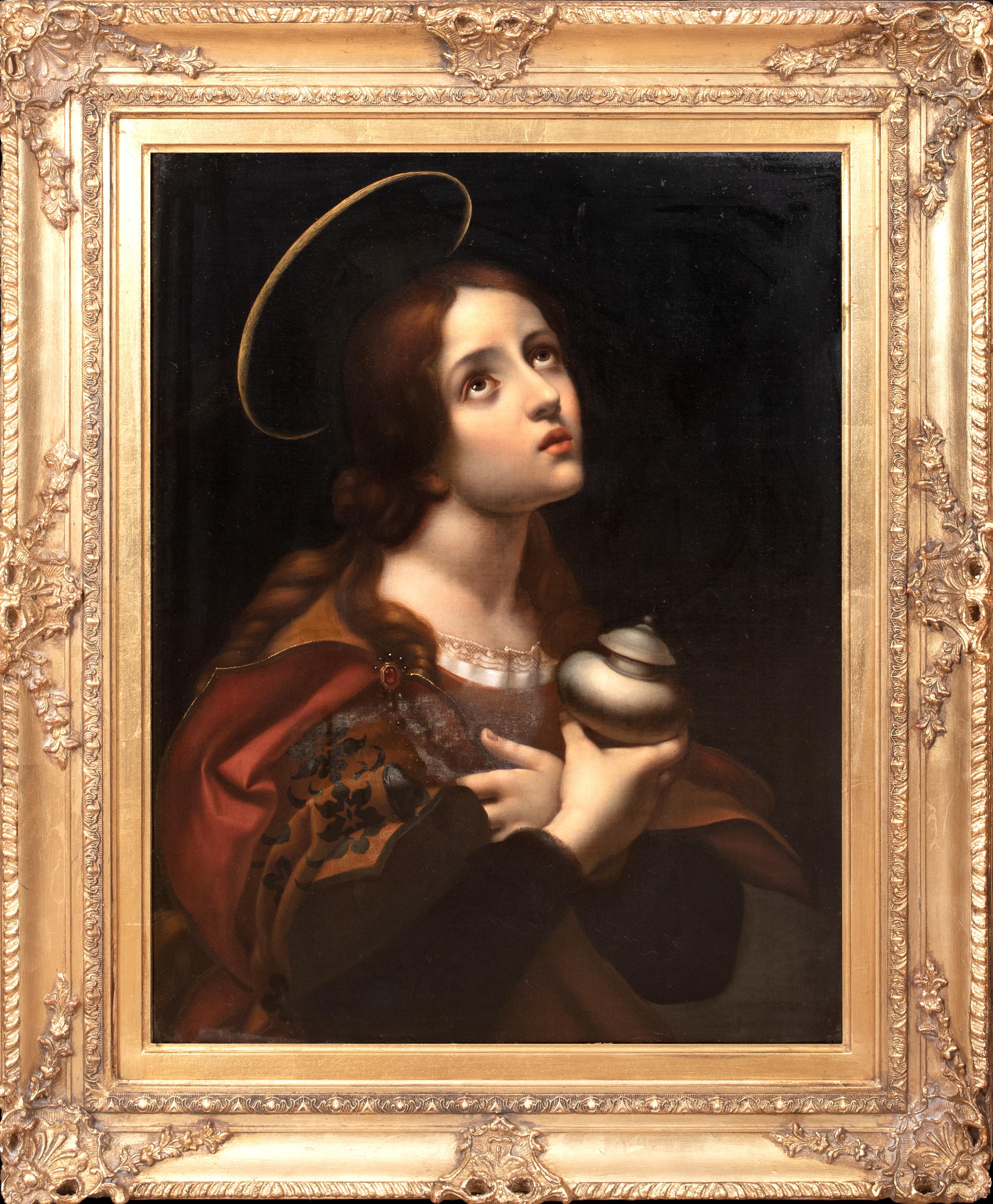 Unknown Portrait Painting - Mary Magdalene, 19th Century  after Carlo Dolci (1616-1686)