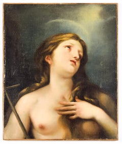 Mary Magdalene - Oil on Canvas by Italian School 19th cent.