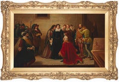 Mary, Queen Of Scots Receiving The Warrant For Her Execution signed Gaspar Masca