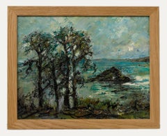 Mary Stella Edwards (1915-2009) - 20th Century Oil, View Of The Cove