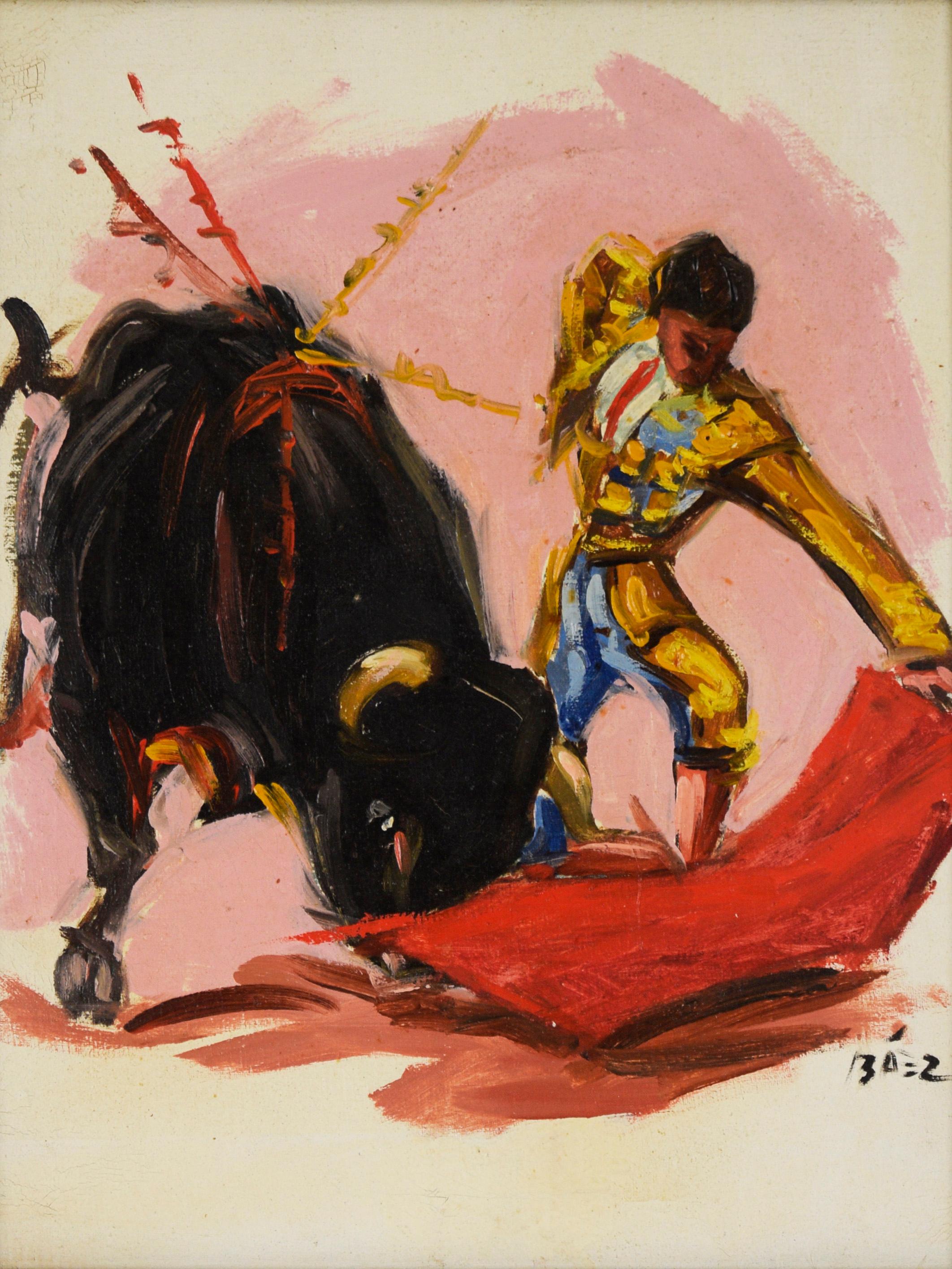 Matador torero - Olio originale su tela - Painting di Unknown