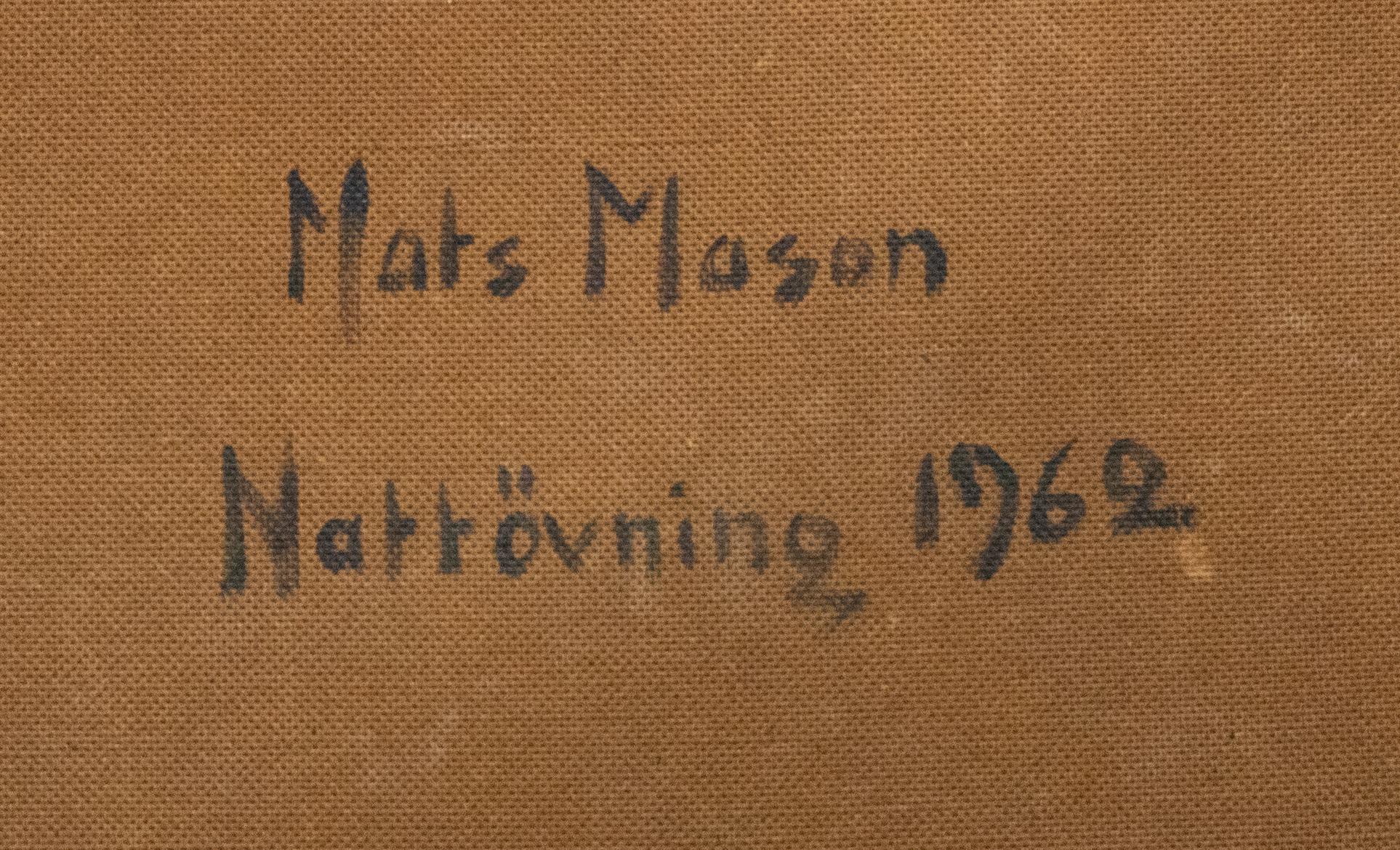 Mats Mason (1894-1983) - Swedish School 1962 Oil, Spring Flowers For Sale 2